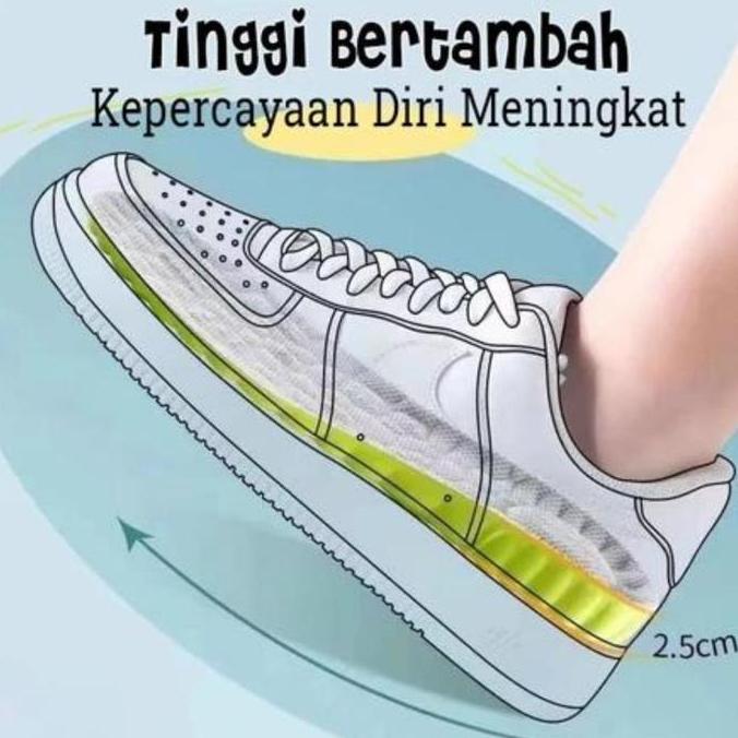 Sol Sepatu Peninggi Badan / Insole Peninggi Badan /  Insole Tambah Tinggi Pria & Wanita / Sol Sepatu