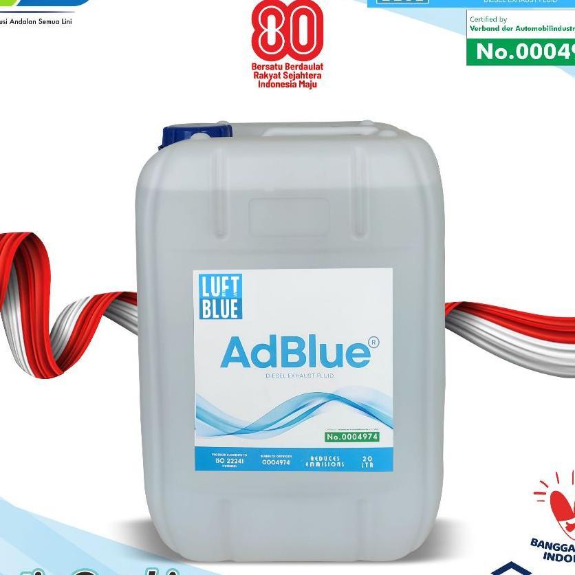 Adblue 20 Liter Cairan Diesel Exhaust Fluid Luft Blue Def