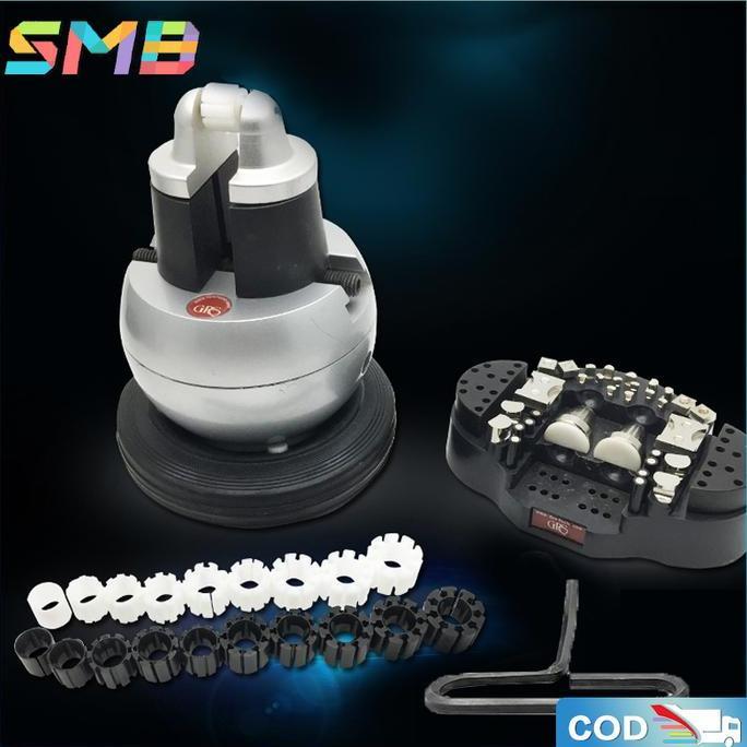 OTNEUDA Alat Pengaturan Berlian-Stand Batu Permata Mikro Inlay-Mini Ball Vise Engraving Block