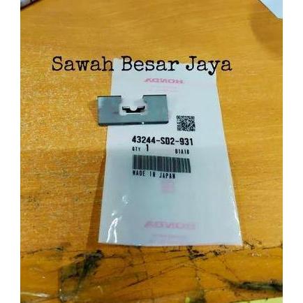 PREMIUM RETAINER PLAT DUDUKAN KAMPAS KANVAS REM BELAKANG JAZZ RS GE8 CITY GM2