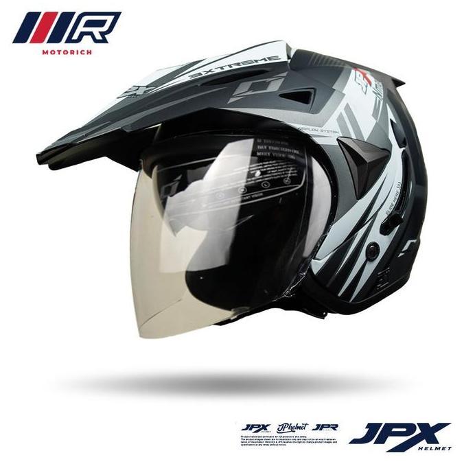 MOTORICH HELM JPX SUPERMOTO HELM HALF FACE