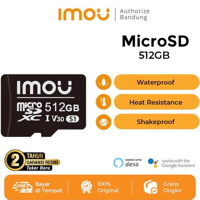 IMOU MicroSD Card 512GB Kartu Memori Memory Card HP CCTV Class 10