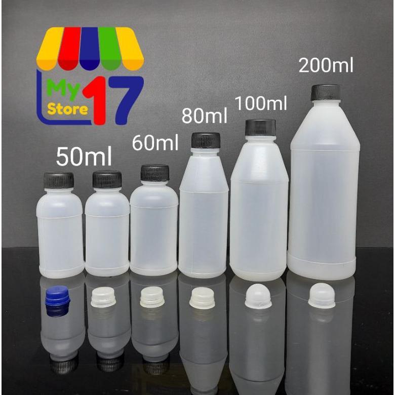 TANVISTORE BOTOL PLASTIK 10 ML BOTOL KECIL 10 ML PLASTIK BOTOL HDPE TERLARIS