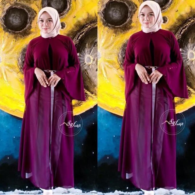 PREMIUM LIDYA OUTER CERUTTY BABYDOLL LONG OUTER PREMIUM