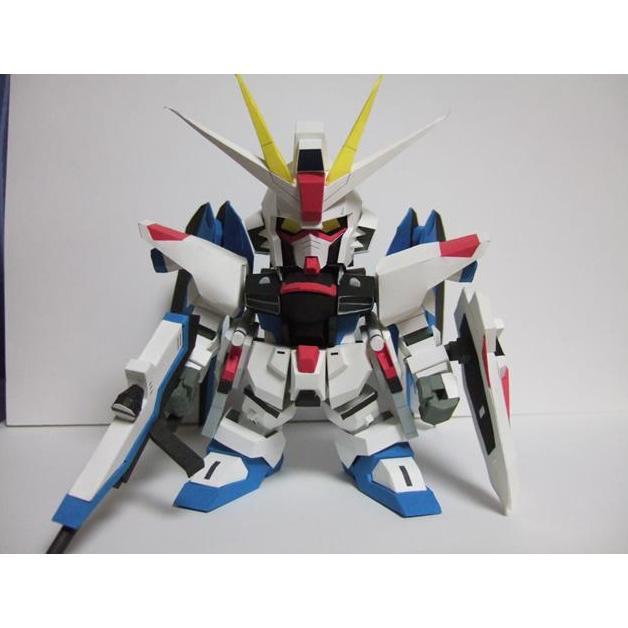 (Mainan Kertas) DIY Papercraft SD ZGMF-X10A Freedom