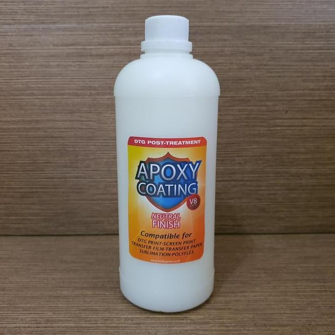 Kantorlengkap- Apoxy Apoxi Epoxy Epoxi Printer Dtg 1Ltr Posttreatment Penguat Sablon