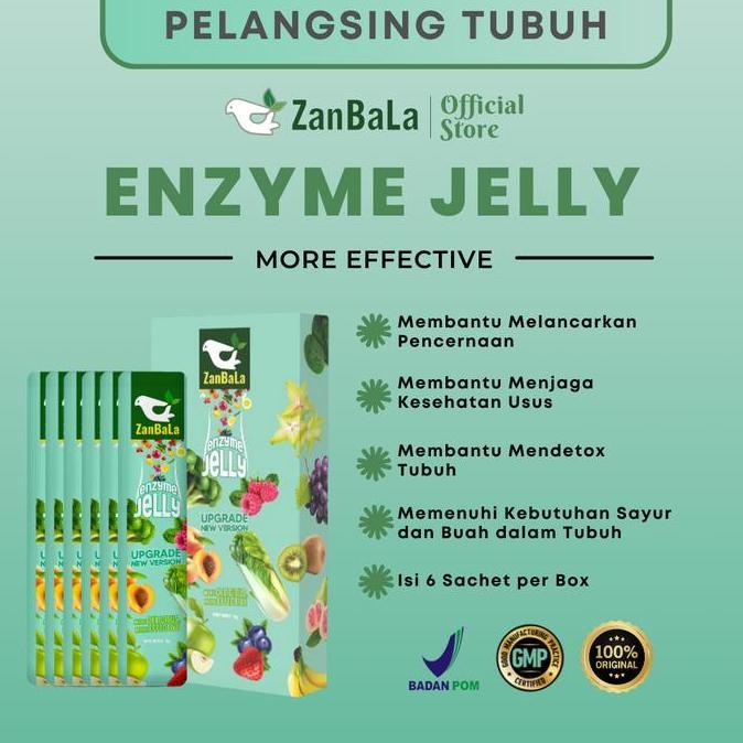 Jjd- . New Versionexclusive Zanbala Fruit And Vegetable Hh Enzyme Jelly Untuk Membantu Melancarkan B