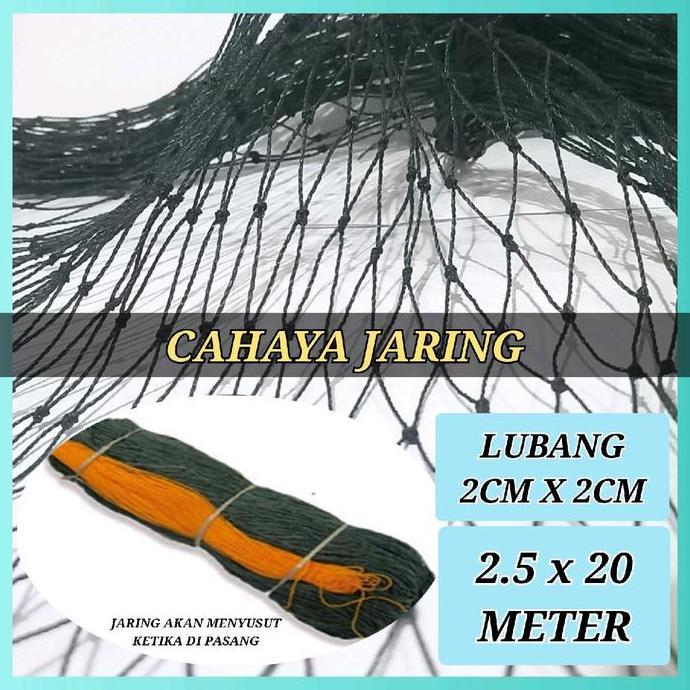 Jaring Ayam Pagar Ayam Lebar 2.5x20 meter Lubang 2cmx2cm Jaring Pagar Kandang Ayam Jaring Ayam Lebar