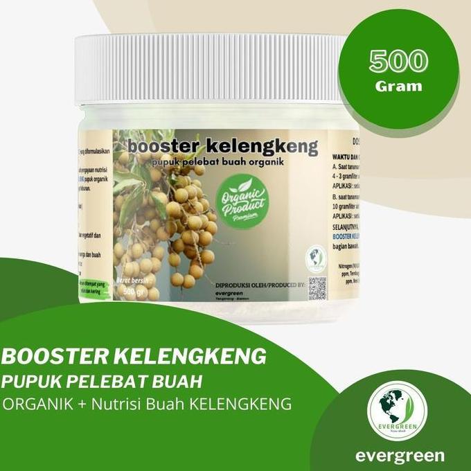 Giardino- Pupuk Booster Kelengkeng 500Gr Organik Cepat Berbuah Lebat Anti Rontok