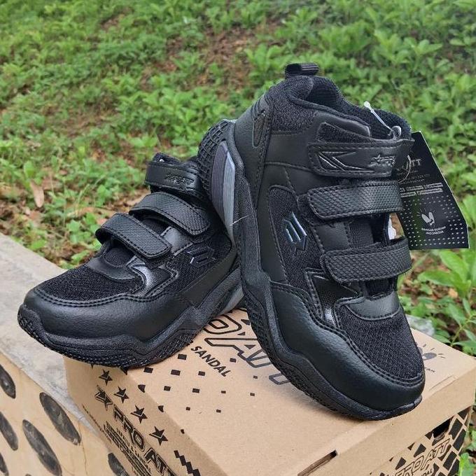 Sepatu Pria Pro Att Original.Glt215 Hitam Sepatu Sekolah