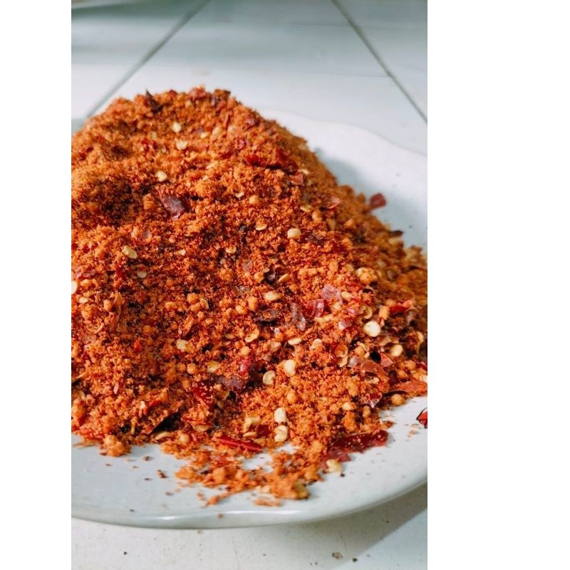 BUBUK CABE KASAR EXTRA PEDAS cabe bubuk/bon cabe gurih pedas 1kg paling murah KEMASAN 1KG