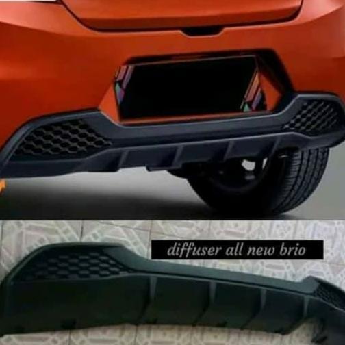 Spoiler Diffuser Difuser Brio 2018 Bumper Belakang All 2018-2019