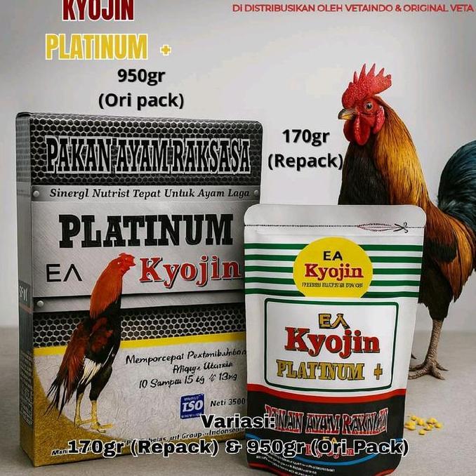 KYOJIN PLATINUM+ PLUS 950gram PAKAN AYAM RAKSASA PERTUMBUHAN AYAM PLUS