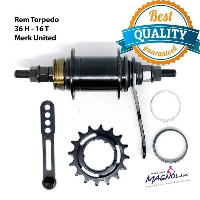 Promo Rem Torpedo Sepeda Fixie BMX Lubang 36 Gir 16T United Diskon