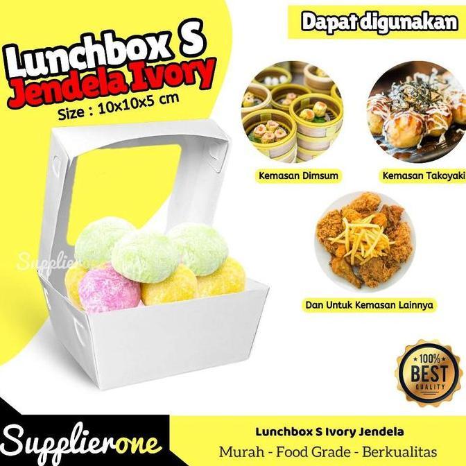 Posizioni- Lunch Box S Jendela Ivory Isi 50/ Lunch Box Paper / Paper Lunch Box