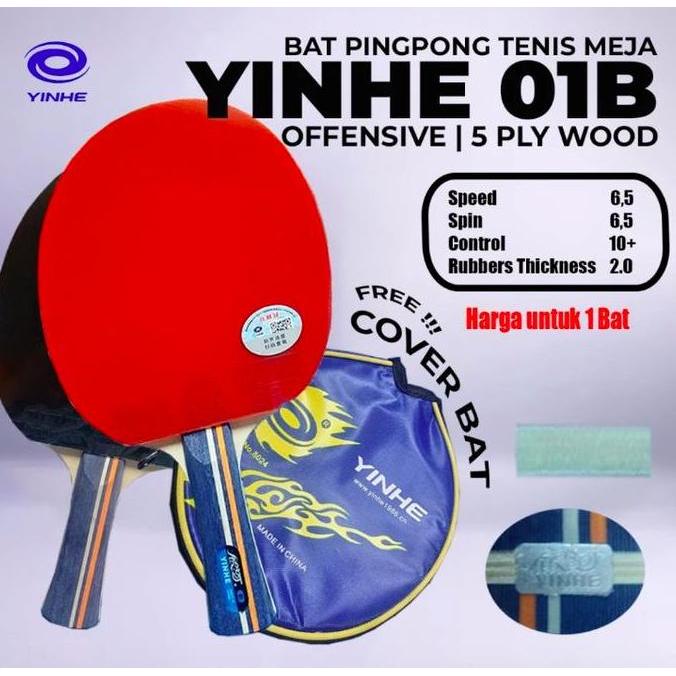 TERBARU - Bet Tenis Meja Pingpong Yinhe 01B / Bet Tenis Meja Yinhe Original Ball
