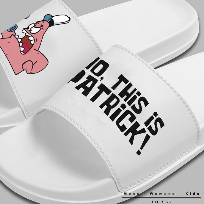 Sandal Cowo Minimalis Sandal Slide Phylon Design Patrick Tarompah Putih Shoes