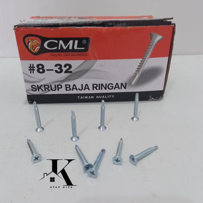 Bullone- Skrup Lisplank 3,2 Cm Camel / Skrup Baja Ringan 100 / Skrup Grc Plank