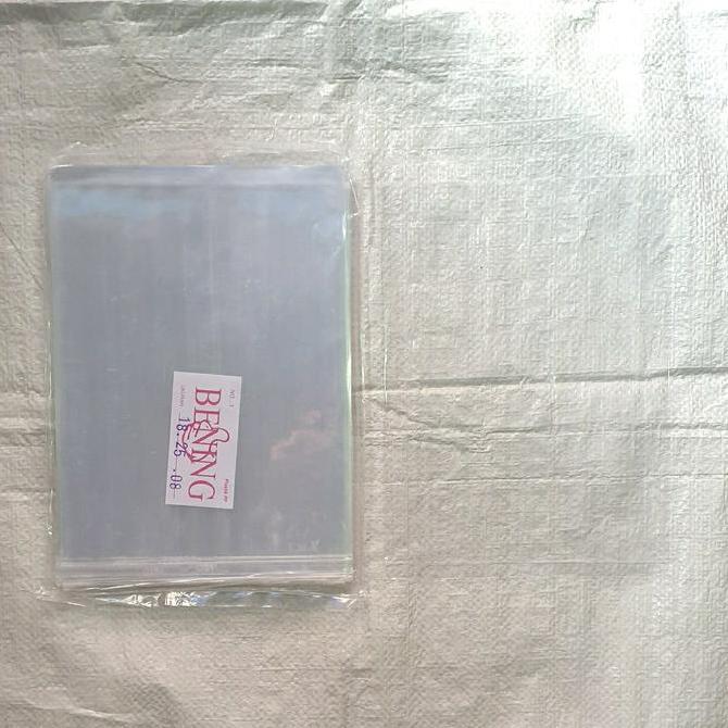 Langsungpas- Plastik Pp Bening Tebal 0,8 Mikron Ukuran 35X50 Cm