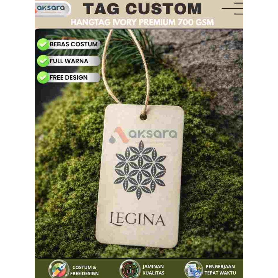 (TAG TEBAL 700 GSM PREMIUM) HANGTAG IVORY 700 GSM, HANGTAG COSTUM,