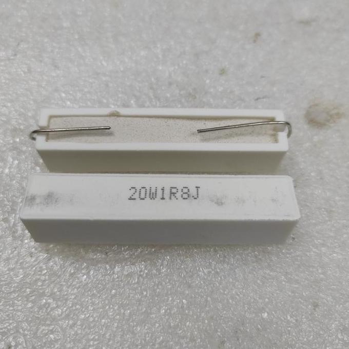 resistor 20W 1,8 ohm putih biasa