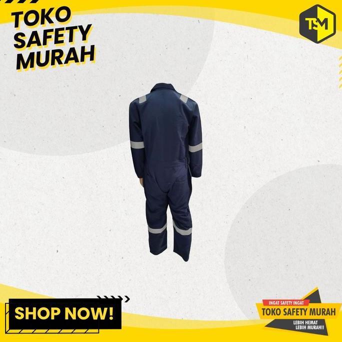Wearpack Safety Terusan 3R Seragam Mekanik Size M-XXXXL Pakaian Kerja Mekanik Baju Panjang Celana Pe