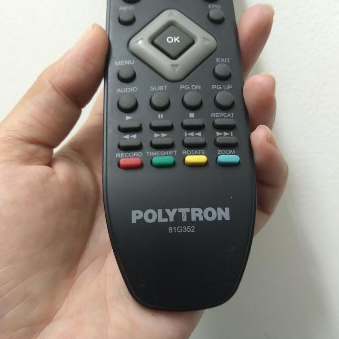 REMOTE REMOT TV POLYTRON MULTIMEDIA 81G352 ORIGINAL ASLI
