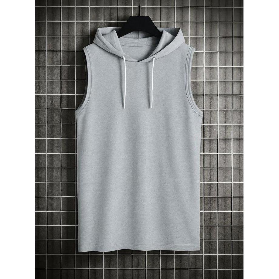 DS375 - Kaos Singlet Kupluk Pria Terbaru Naiko Fashion Hoodie Lekbong
