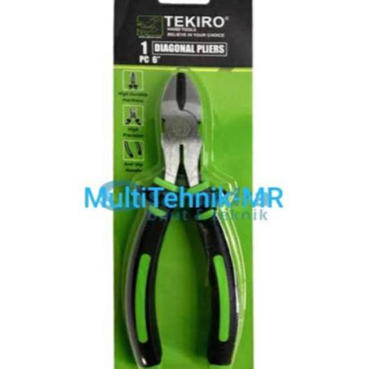 Tang Potong Tekiro 6" Diagonal Pliers Tekiro 6"