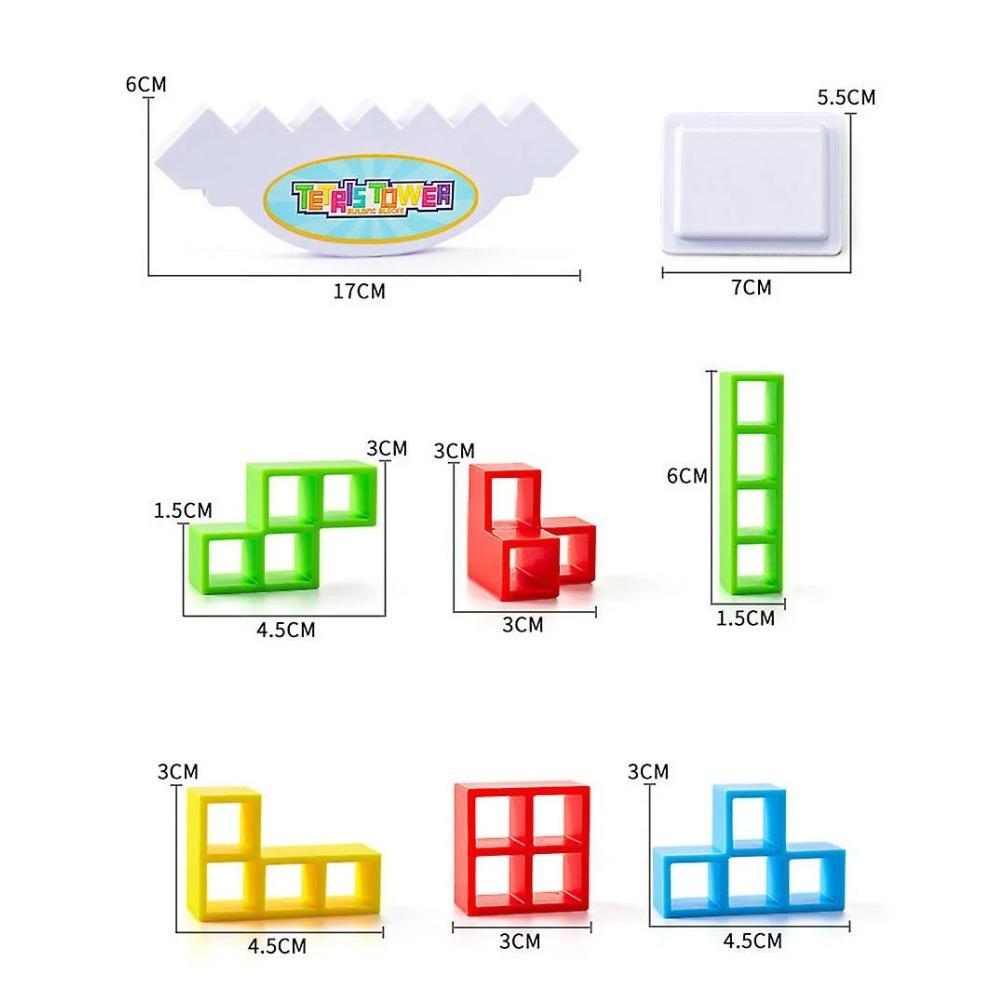 Mainan Anak Tetris Tetra Tower / Mainan Keseimbangan Ss1561 Langsung Diproses