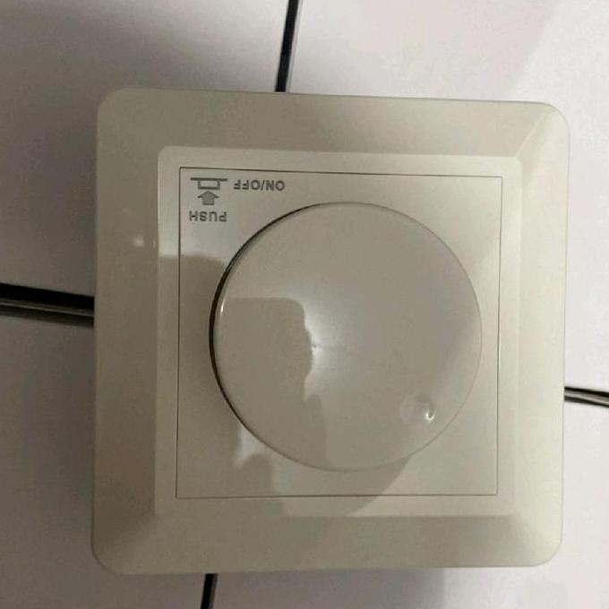 Sakelar Dimmer Max 100W Led On Off Plus Dimmer Triac Phasecut Restock