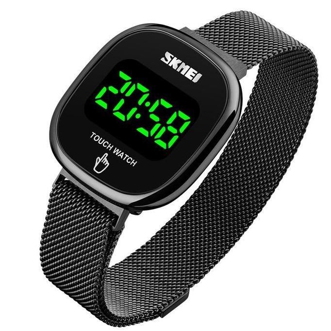 Vromdakar - Jam Tangan Wanita Digital Layar Sentuh Tali Stainless SKMEI 1589