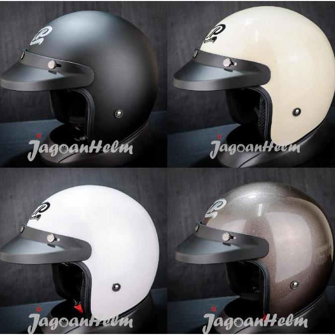 TERLARIS - JPX HELM JP RETRO NEW BIGIE | SOLID | JPRETRO Helmet