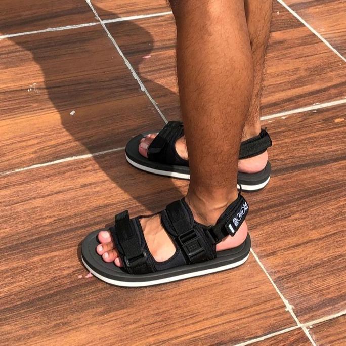 TERKINI Sandal Gunung Casual BoomBoom Pria Wanita  Sendal  Tali Wanita Korea Unisex 36 - 44 Karet TE