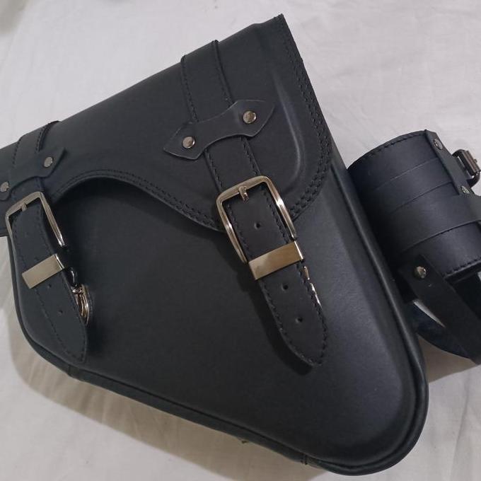 side bag harley sportster leather