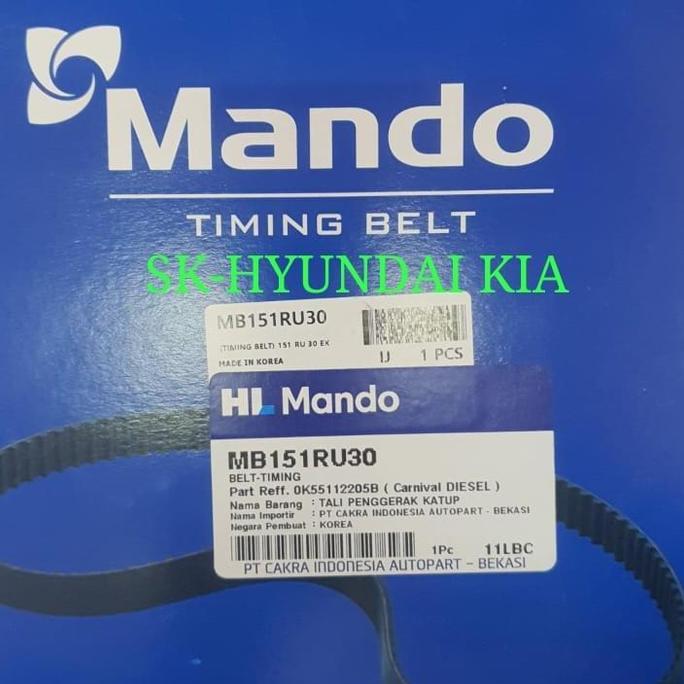 Timing Belt Ok551-12205 Kia Carnival Diesel Gigi 151 - Asli  Mando Promo
