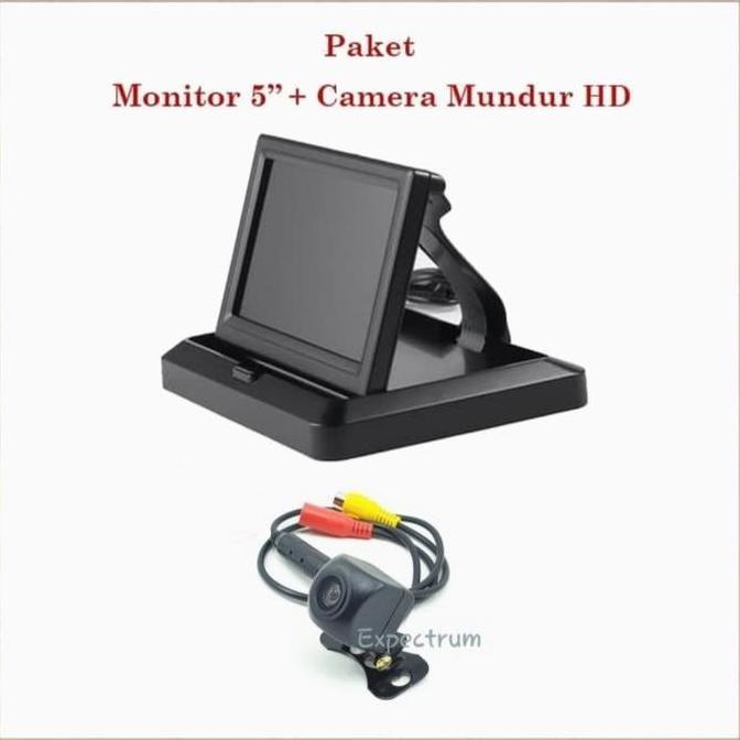 MONITOR TV LIPAT 5 INCH - PAKET MONITOR TV 5 INCH & KAMERA CCD HD *