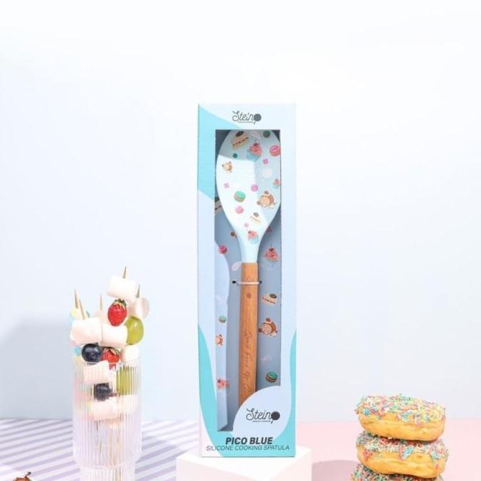 Murah Stein Steincookware Pico Spatula Sutil Spoon Kayu Akasia Tahan Panas