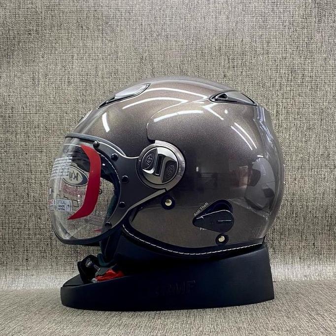 HELM KYT ELSICO Solid - KYT Helm Retro | Ori KYT - Cewek Cowok