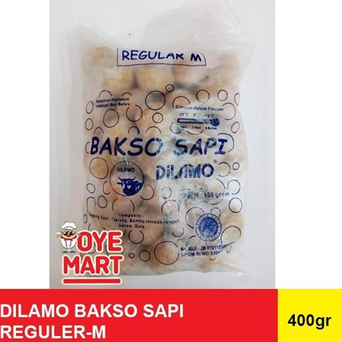 Carne- Bakso Sapi Dilamo Reguler-M 400Gr Isi 50 Baso Sapi