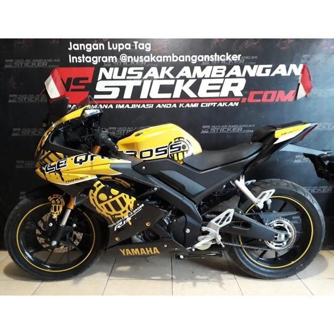 Decal Motor Sticker Motor Yamaha R15 V3 Kuning