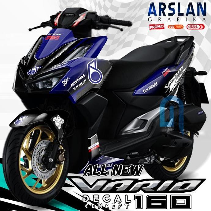 TERBARU Decal VARIO 160 Full Body Stiker VARIO 160 Full Body Motif Spesial PETRONAS