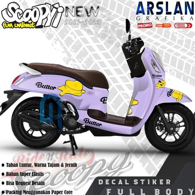 Decal Scoopy 2 - 2022 Full Body Dekal Scoopy 2 - 2022 Full Body Variasi / Desain Butter Lucu Motorcy