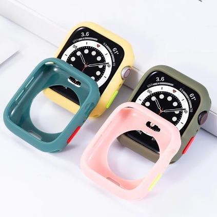 Discount Soft Case Apple Watch iWatch Bumper  9 8 7 6 SE Pelindung T55 Ultra SilikonSmartwatch T500 