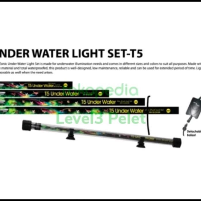 Lampu Tanning Aquazonic BlueT5 UnderWater celup arwana 88cm 34watt