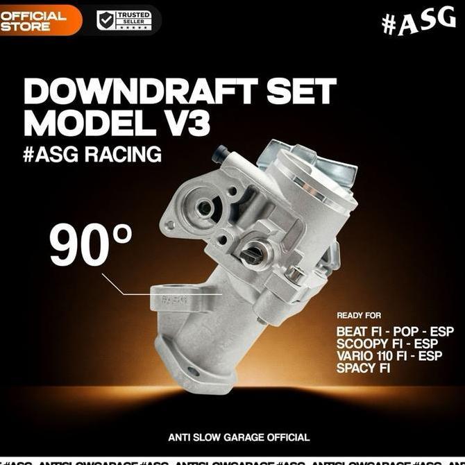 TB DOWNDRAFT BEAT FI ESP SCOOPY FI ESP VARIO 110 FI ESP SPACY FI V3 ASGRACING. PAKET DOWNDRAFT IACV 
