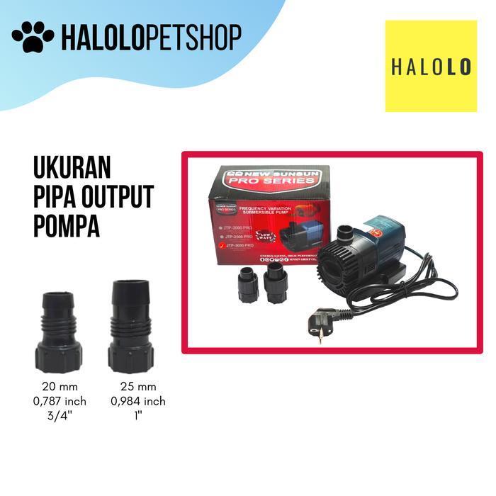 PROMO Sunsun JTP 3000 PRO Pompa Celup Kolam 3000 Liter Hemat Listrik