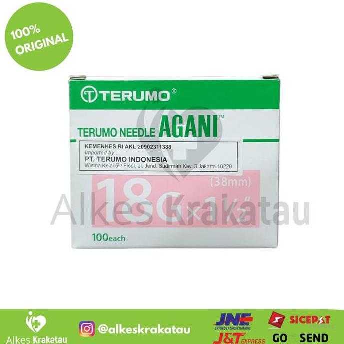 Needle Terumo 18 G AGANI / / Needle 18 G / Jarum 18G
