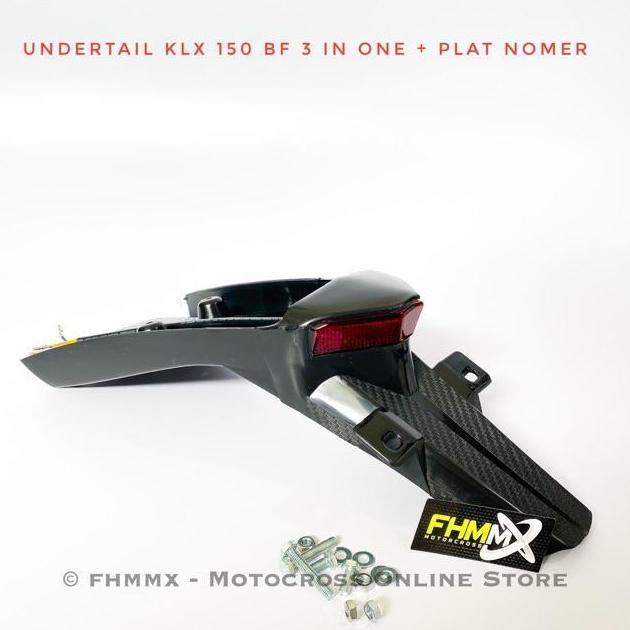 Stoplamp undertail KLX 150 BF plus dudukan plat nomer 3in 1 Motorcycle