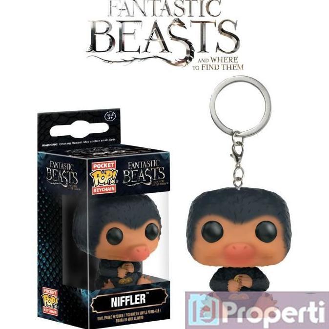 HOT SALE FANTASTIC BEASTS KEYCHAIN NIFFLER GANTUNGAN KUNCI FIGURE FUNKOPOP ORI TERMURAH